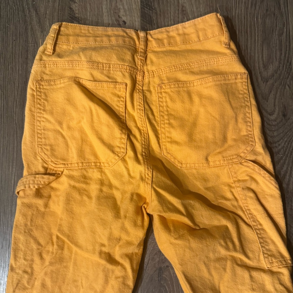 Women’s Carpenter Boyfriend Orange Jeans